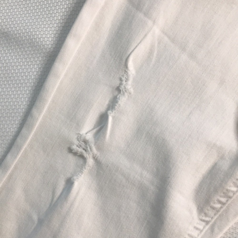 Pistola white denim distressed jeans - Picture 6 of 9